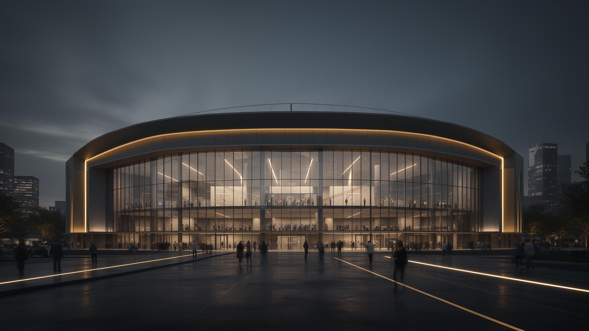 AM Arena exterior render